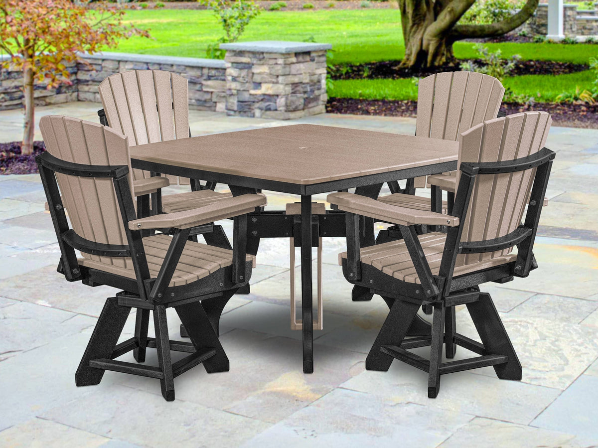 Premier Patio Five Piece Square Dining Height Dining Set