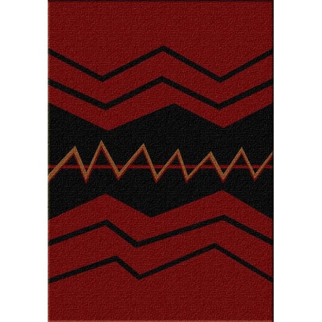 Valley of Fire Red Area Rug