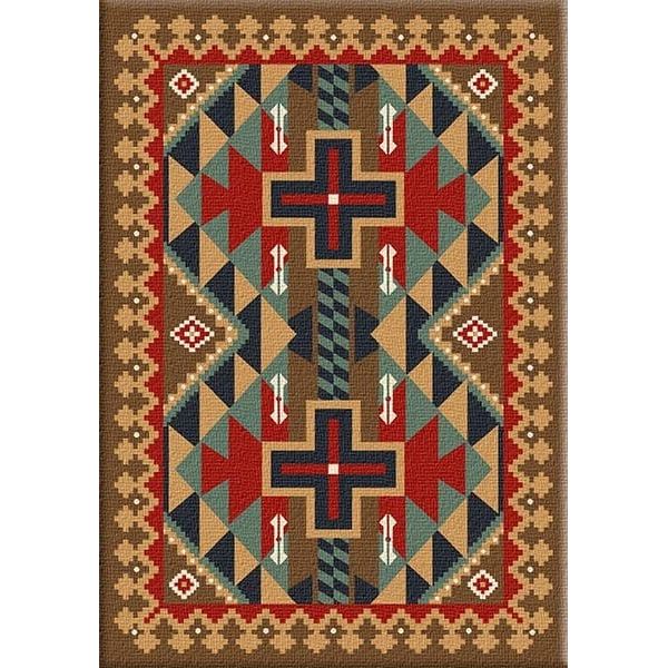 Los Pinos Cross Area Rug