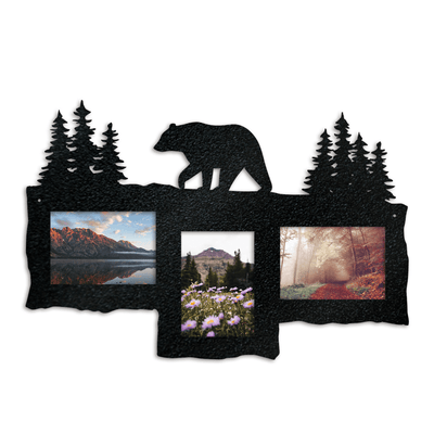Bear Triple Photo Frame