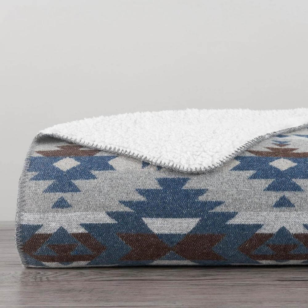 Blue Desert Throw Blanket
