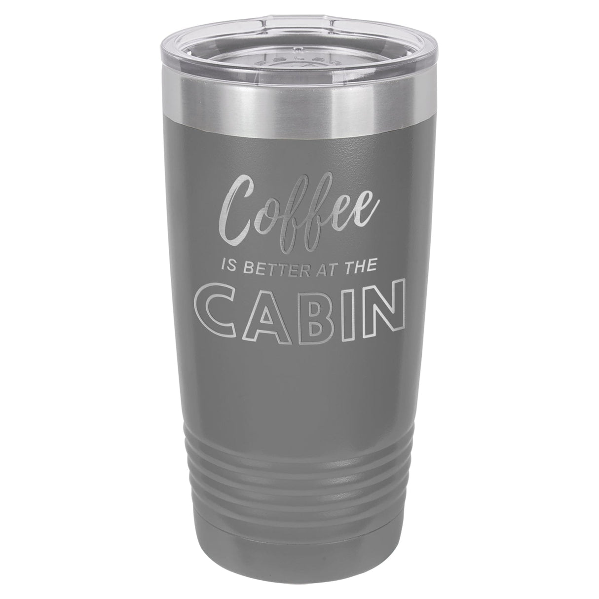 Coffee At The Cabin 20 oz Tumbler - Powder Coated