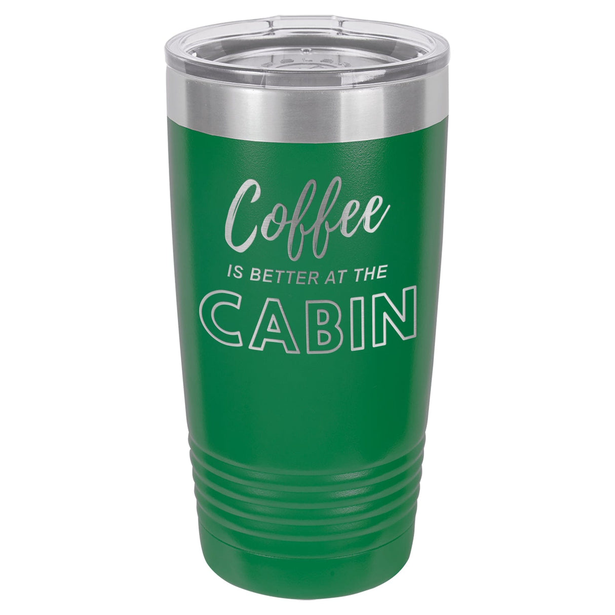 Coffee At The Cabin 20 oz Tumbler - Powder Coated