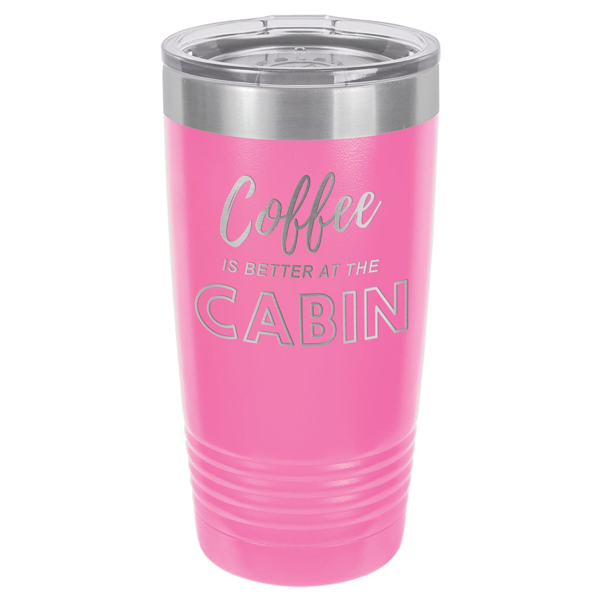 Coffee At The Cabin 20 oz Tumbler - Powder Coated