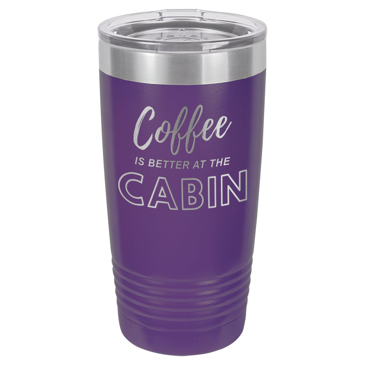 Coffee At The Cabin 20 oz Tumbler - Powder Coated