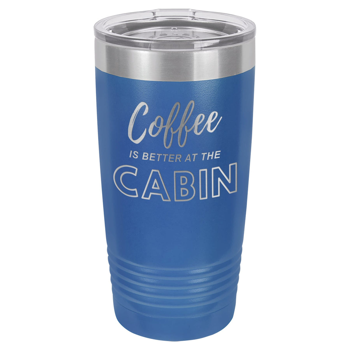 Coffee At The Cabin 20 oz Tumbler - Powder Coated