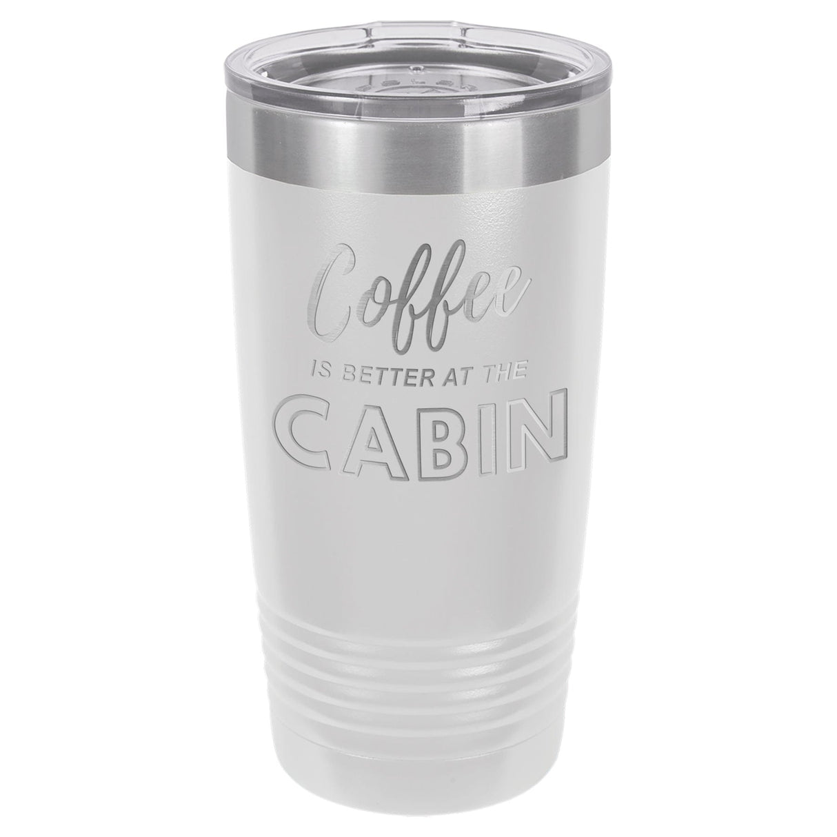 Coffee At The Cabin 20 oz Tumbler - Powder Coated