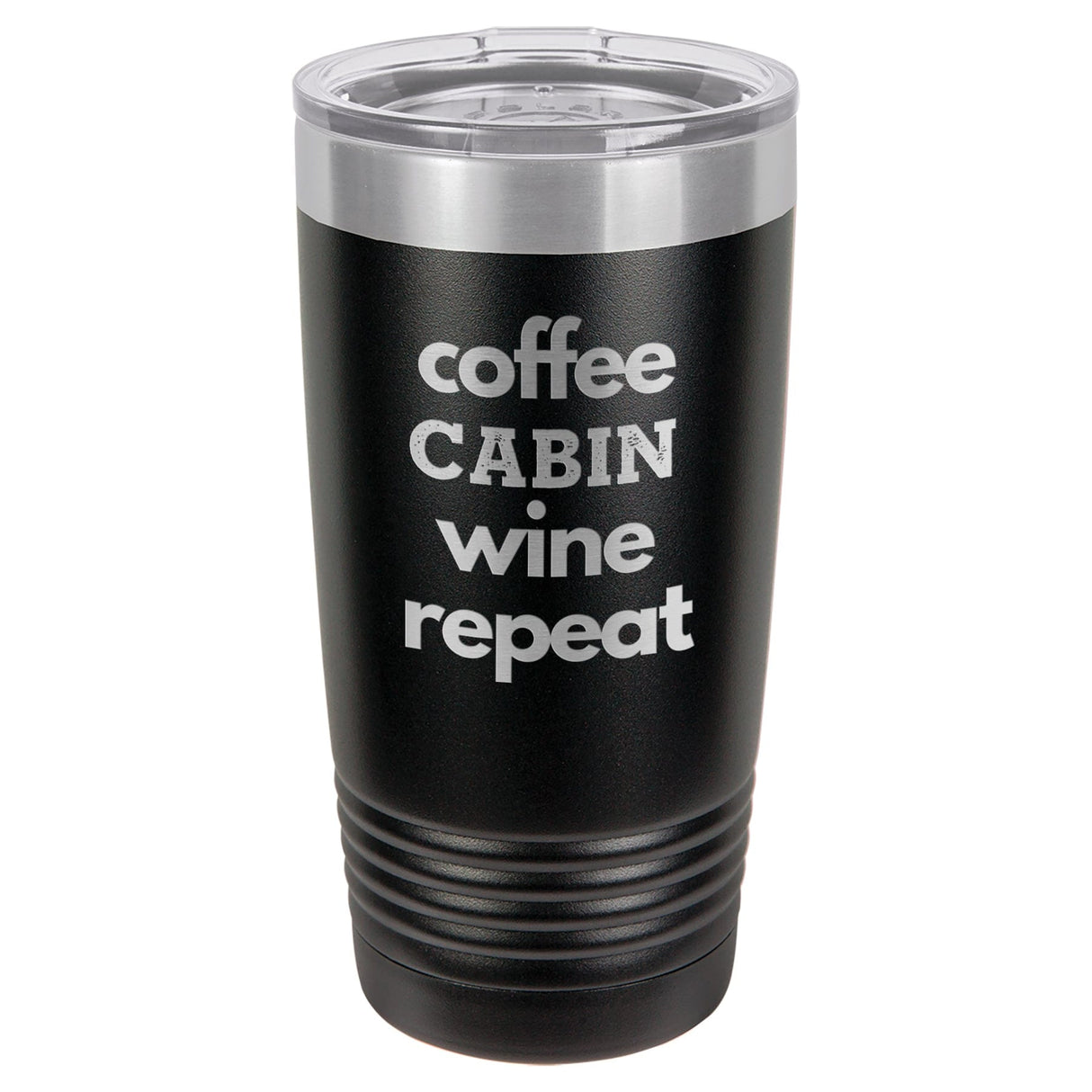 Coffee Wine Repeat 20 oz Tumbler - Powder Coated