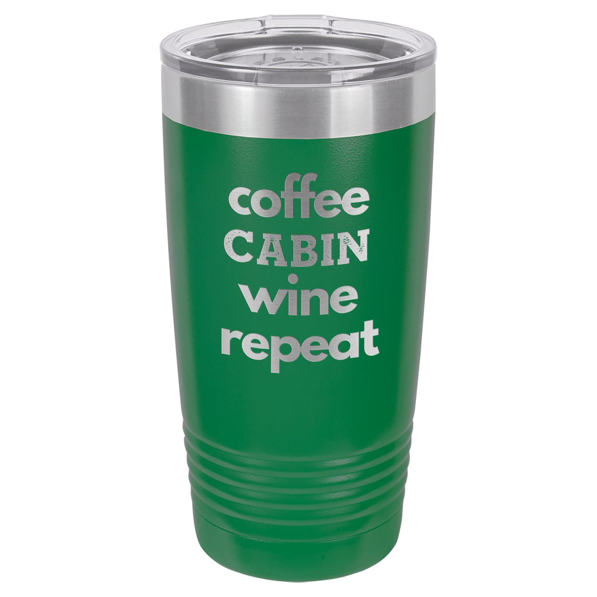 Coffee Wine Repeat 20 oz Tumbler - Powder Coated