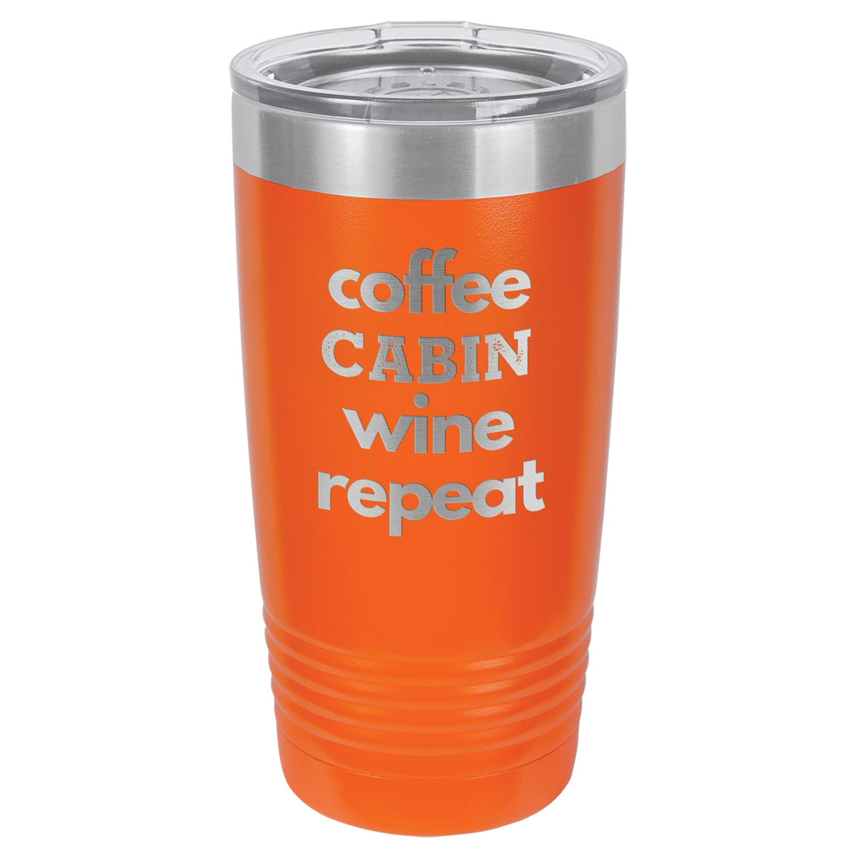 Coffee Wine Repeat 20 oz Tumbler - Powder Coated