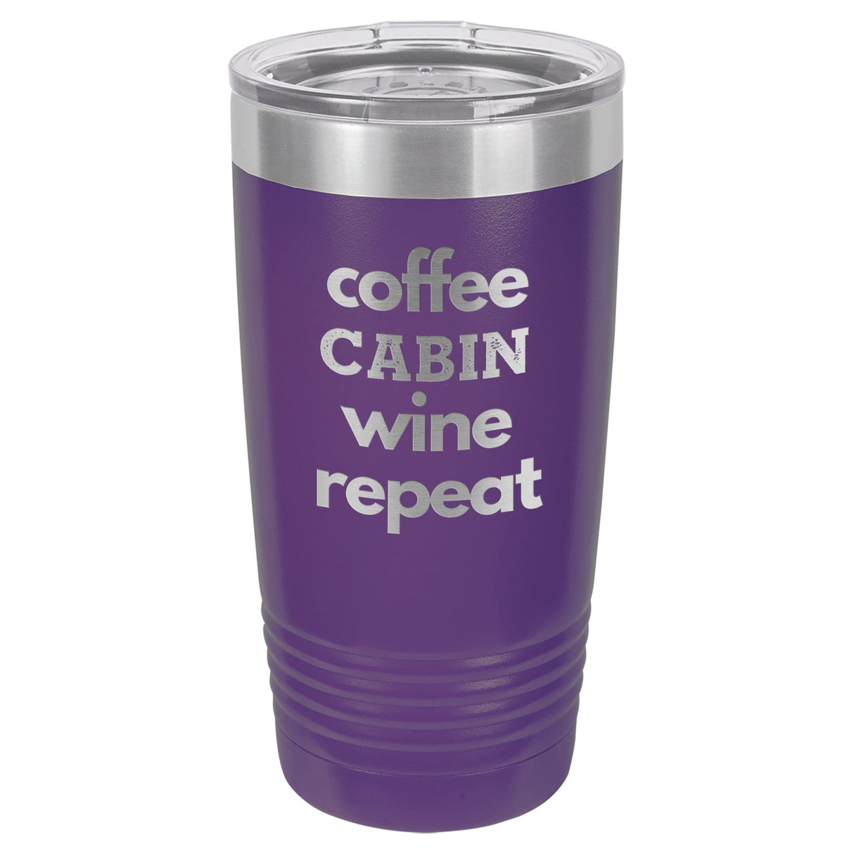 Coffee Wine Repeat 20 oz Tumbler - Powder Coated