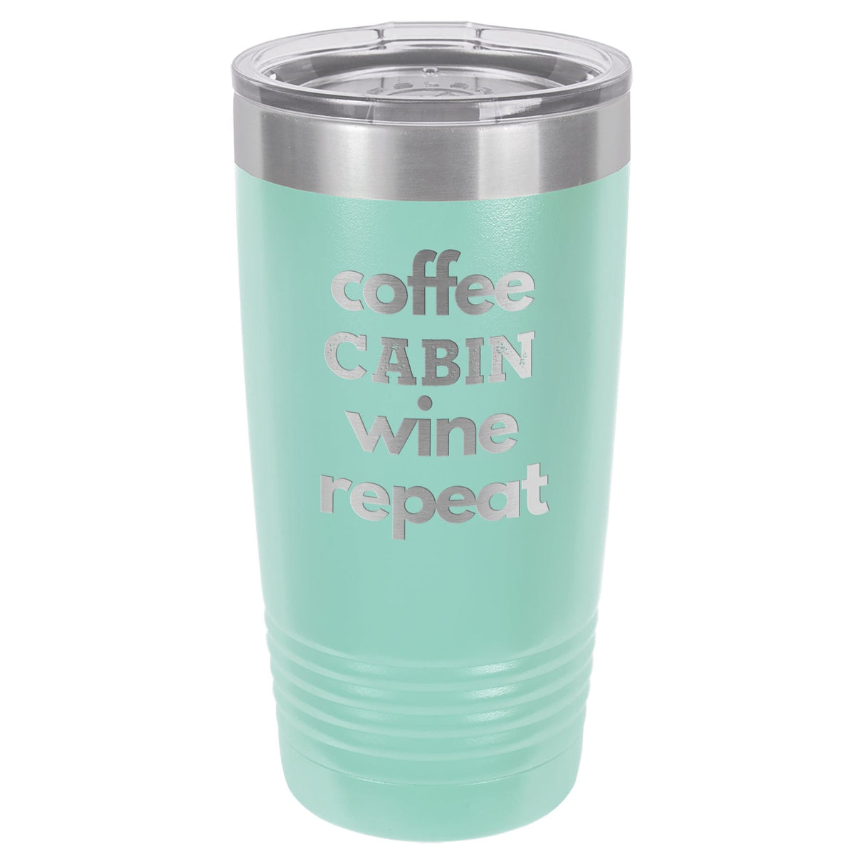 Coffee Wine Repeat 20 oz Tumbler - Powder Coated
