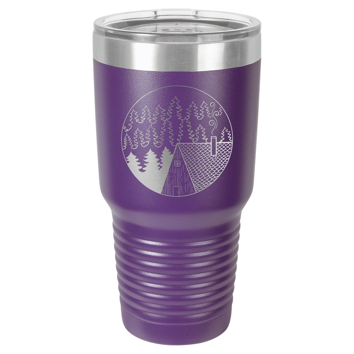 Cabin Scene 30 oz Tumbler - Powder Coated