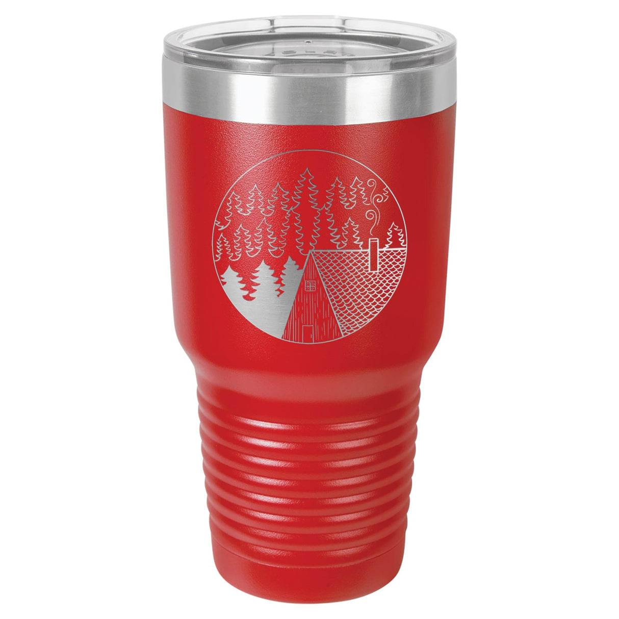 Cabin Scene 30 oz Tumbler - Powder Coated