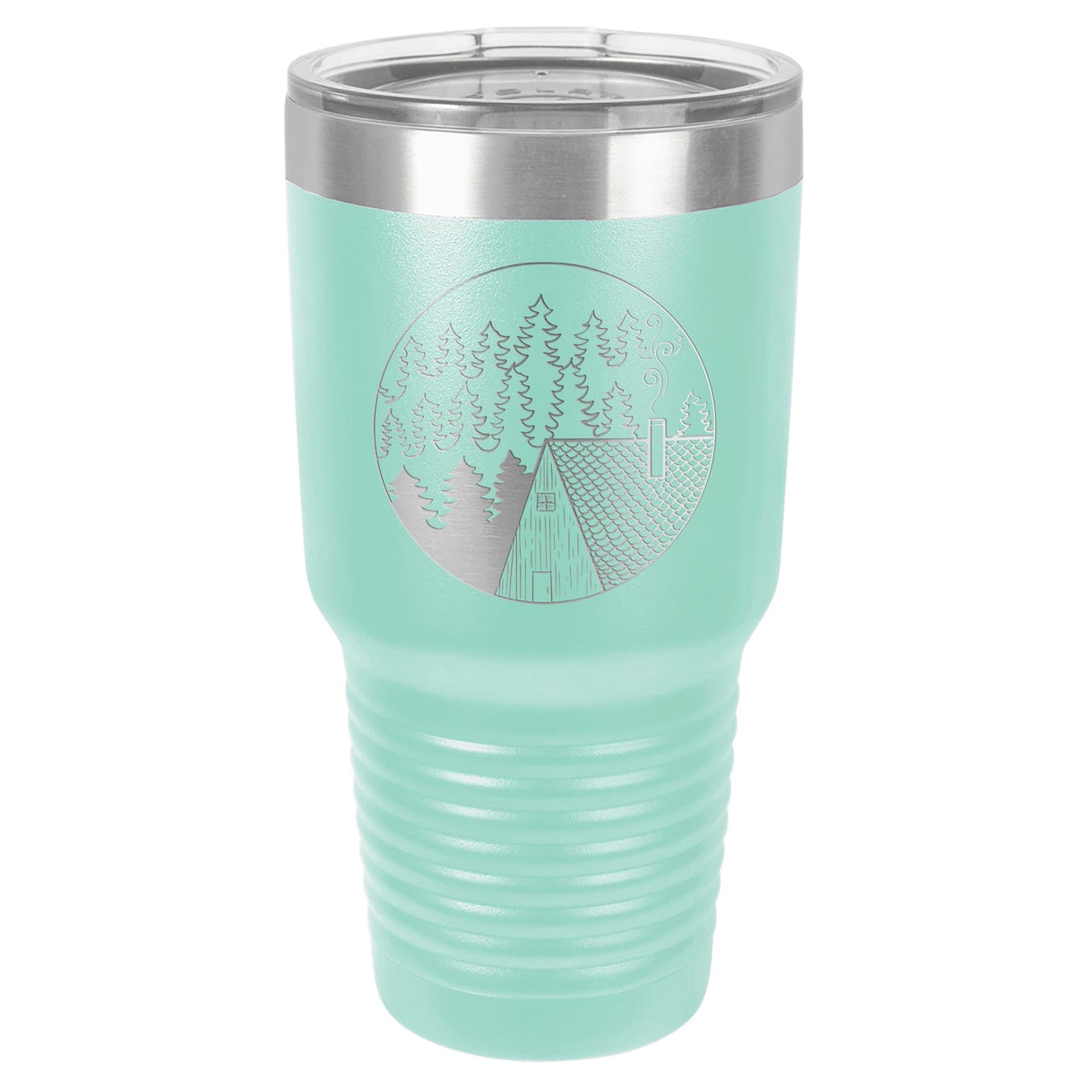 Cabin Scene 30 oz Tumbler - Powder Coated