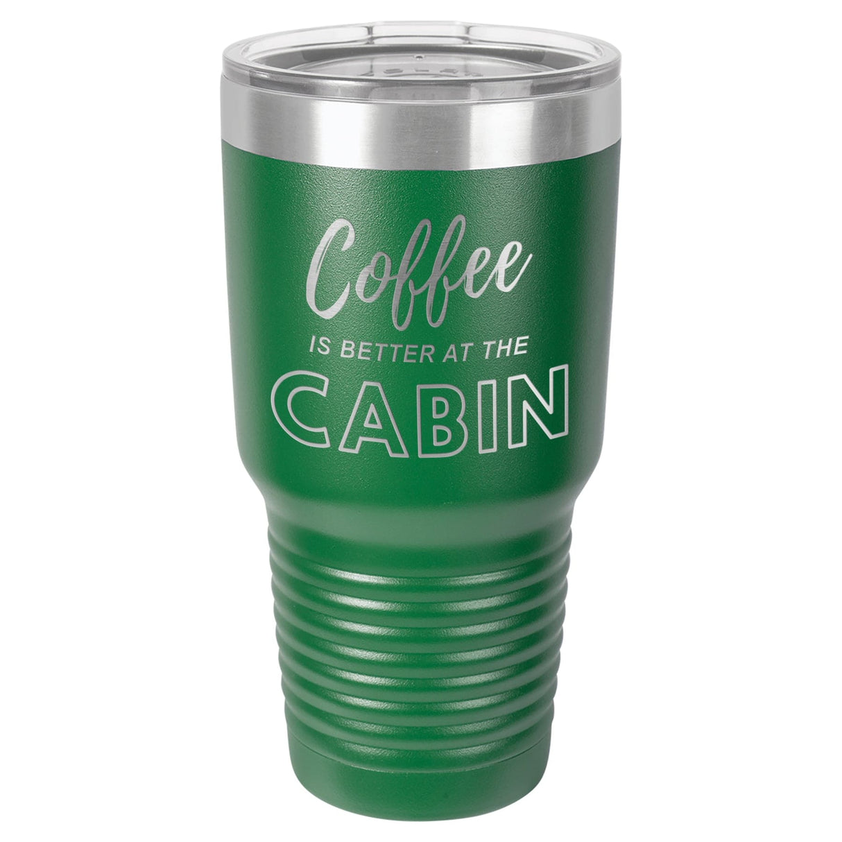 Coffee At The Cabin 30 oz Tumbler - Powder Coated