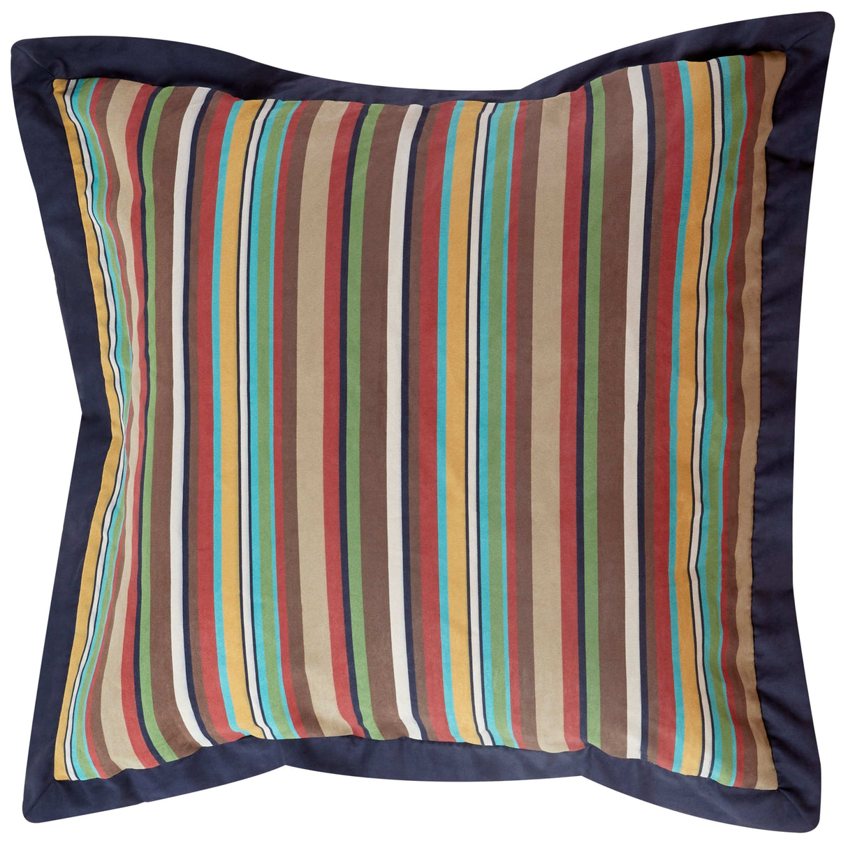 Golden Morning Striped Euro Sham