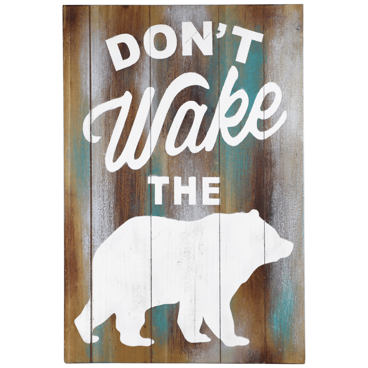 Don't Wake The Bear Barnwood Sign