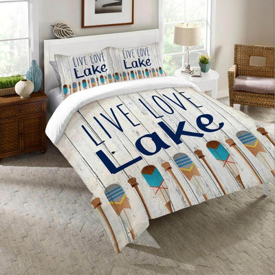 Live Love Lake Comforter