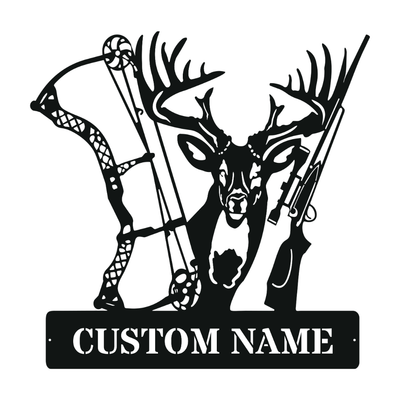 Hunting Customizable Metal Sign