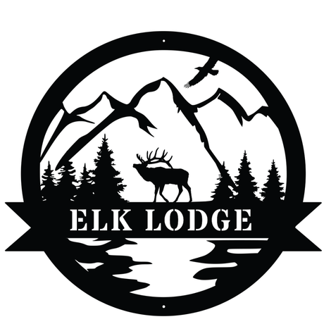 Elk Customizable Metal Sign