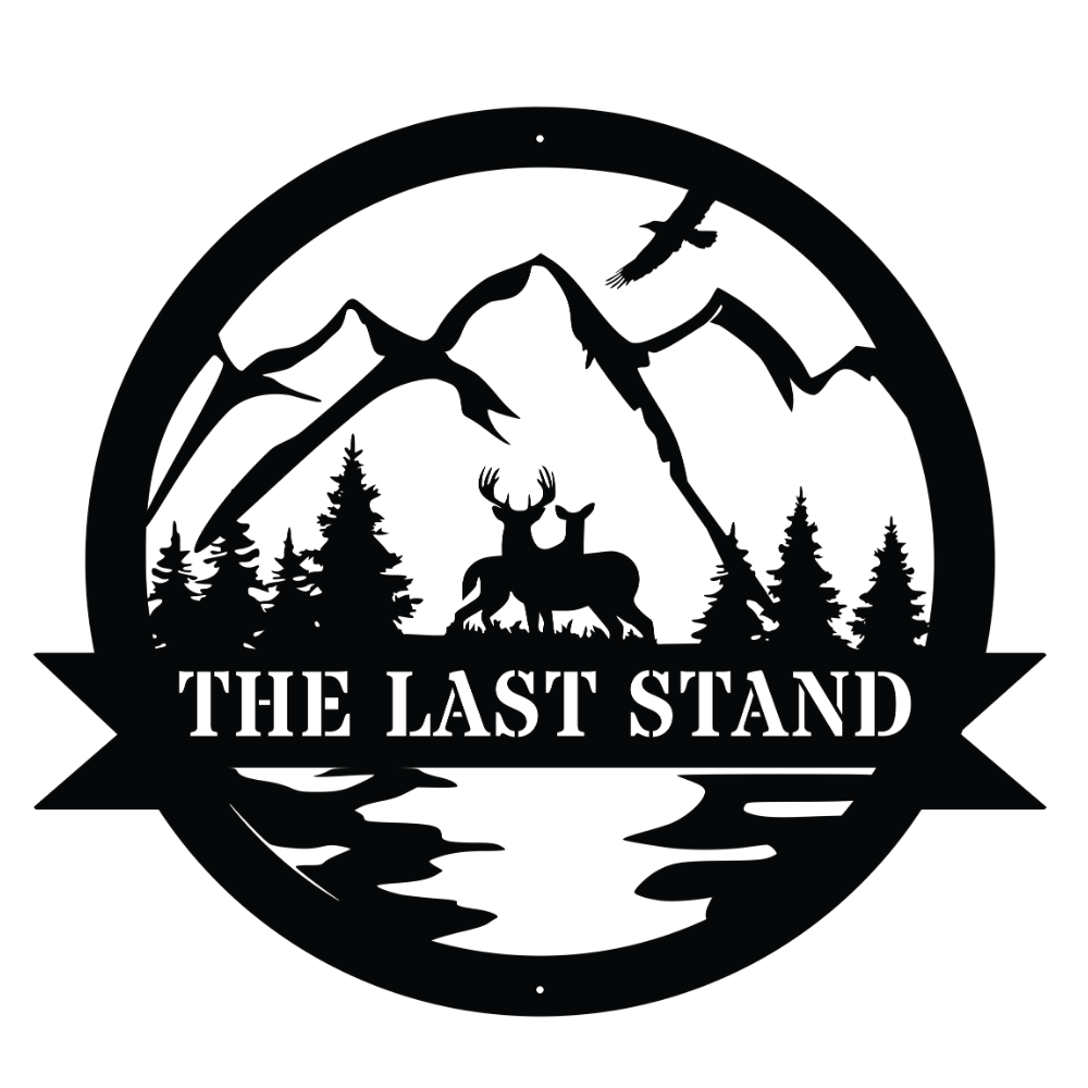 Whitetail Deer Customizable Metal Sign