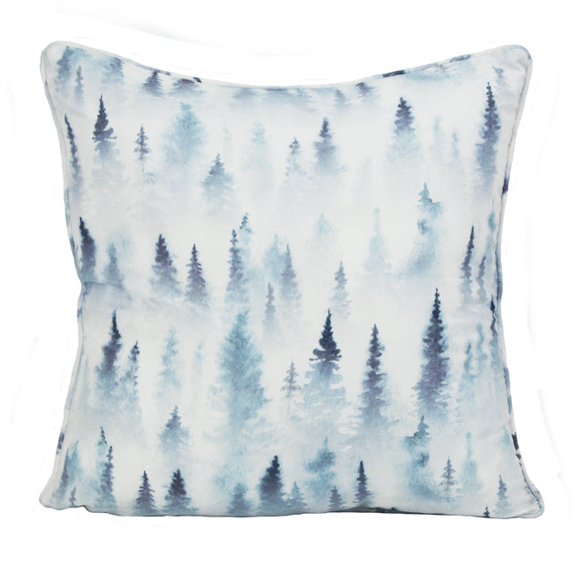 Moonlight Stroll Forest Pillow