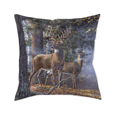 Morning Cold Woven Decorative Pillow