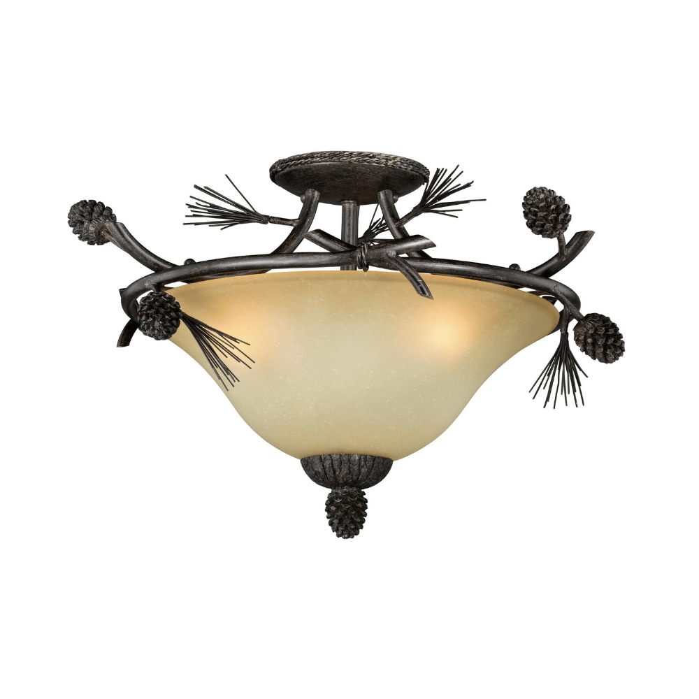 Pine Ridge Semi Flush Mount Ceiling Light