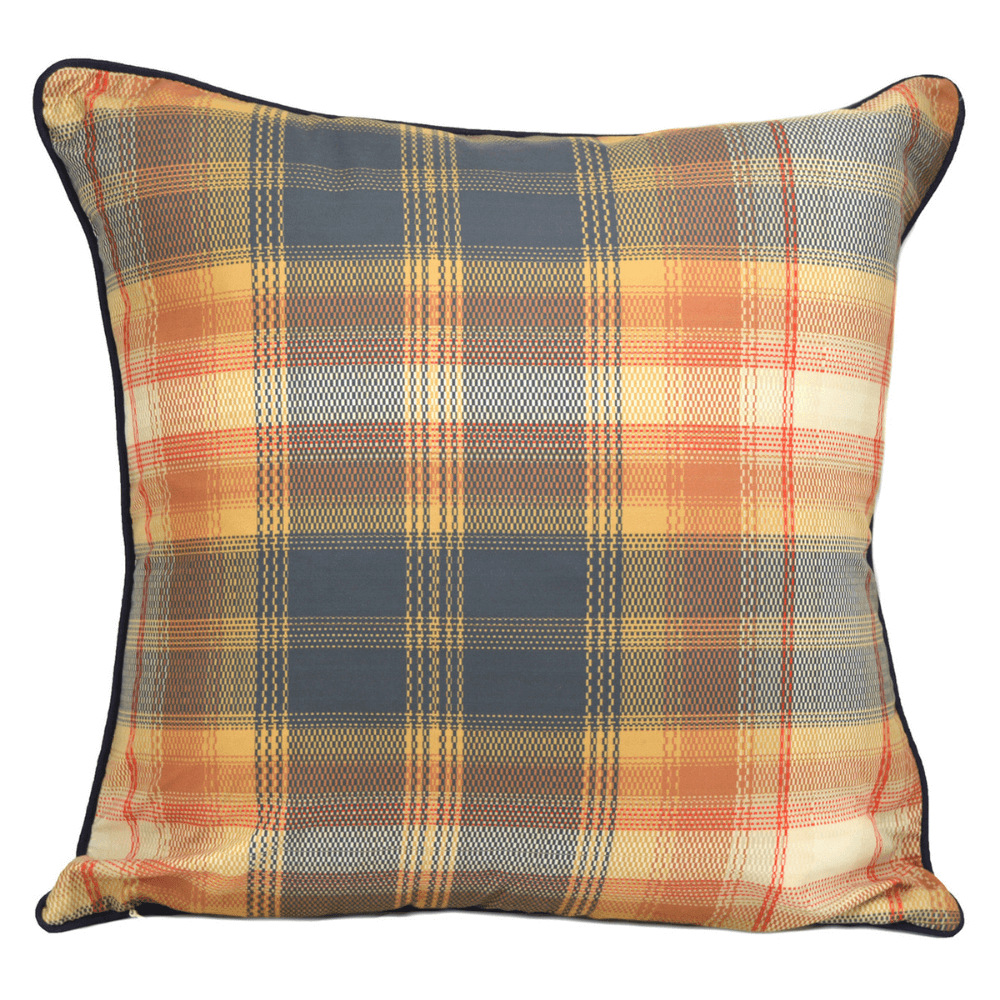Pine Sprig Plaid Pillow