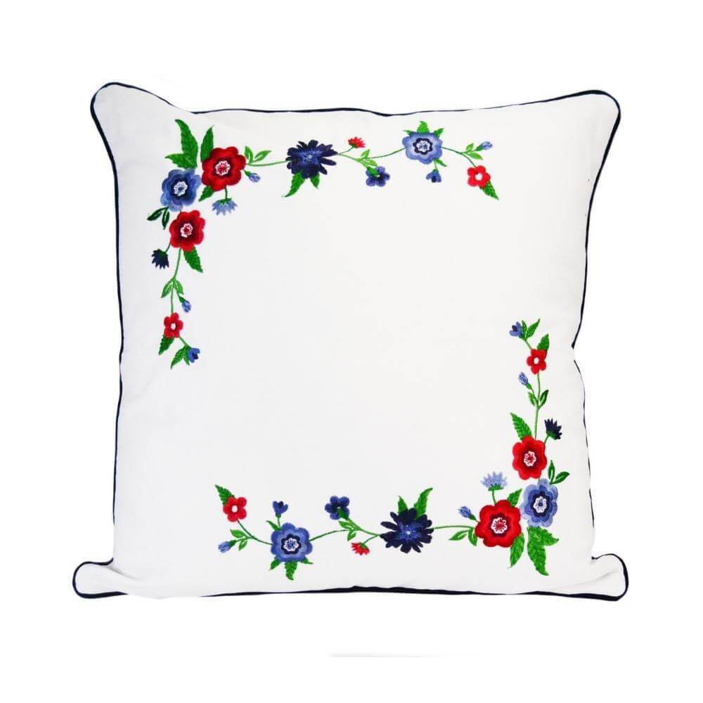 Richmond Square Floral Pillow