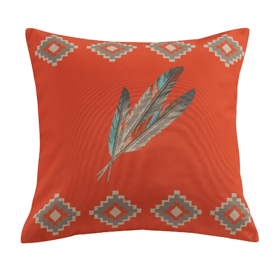 Santa Fe Feather Outdoor Pillow
