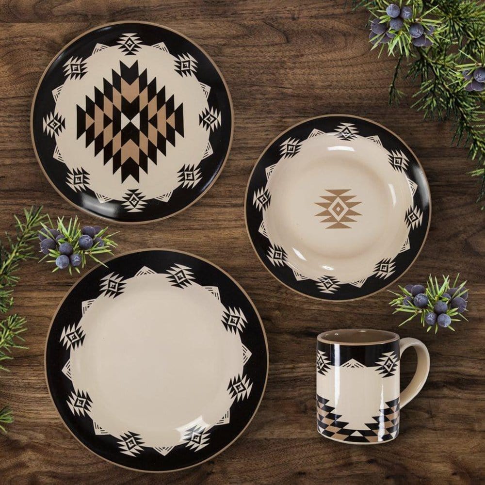 Ski Lodge 16 PC Dinnerware Set