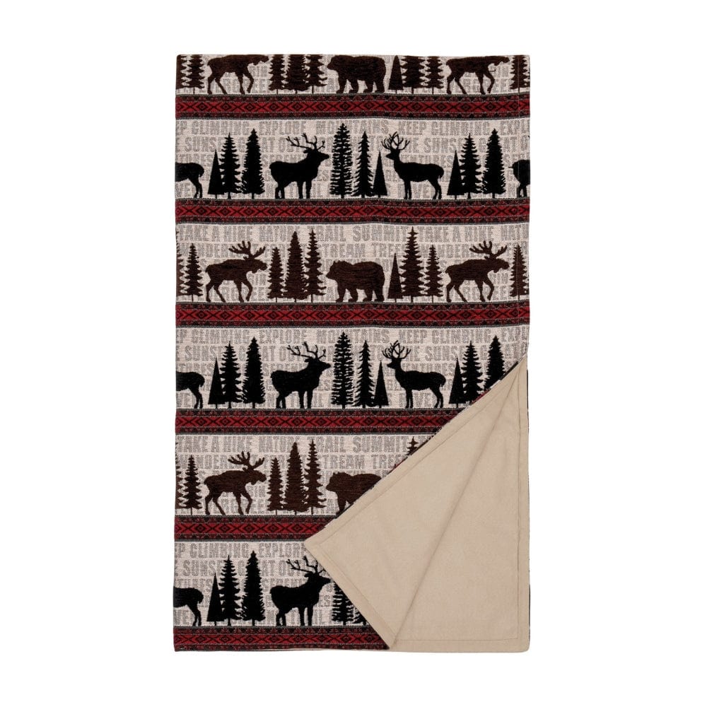 Snow Lodge Retreat Throw