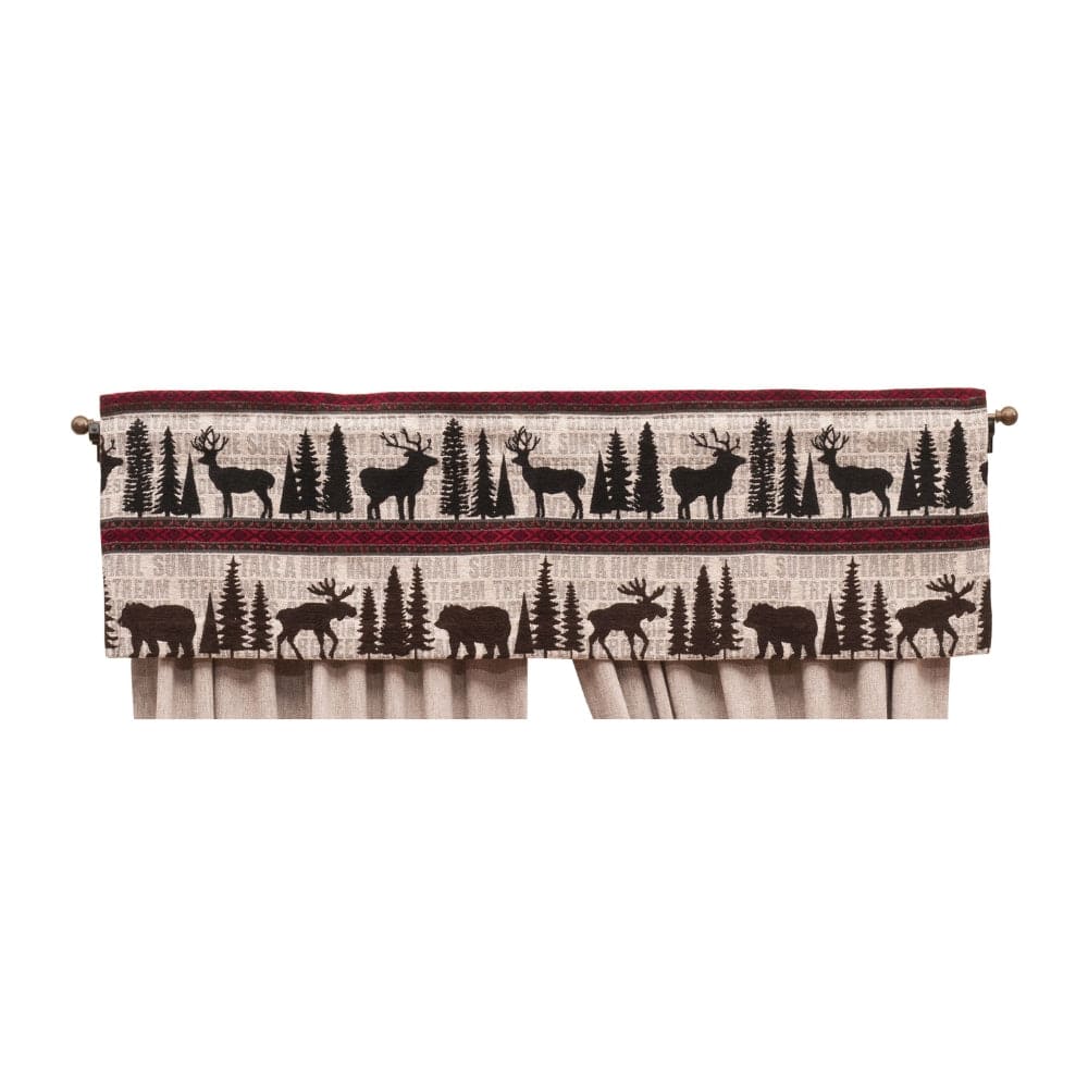 Snow Lodge Retreat Valance