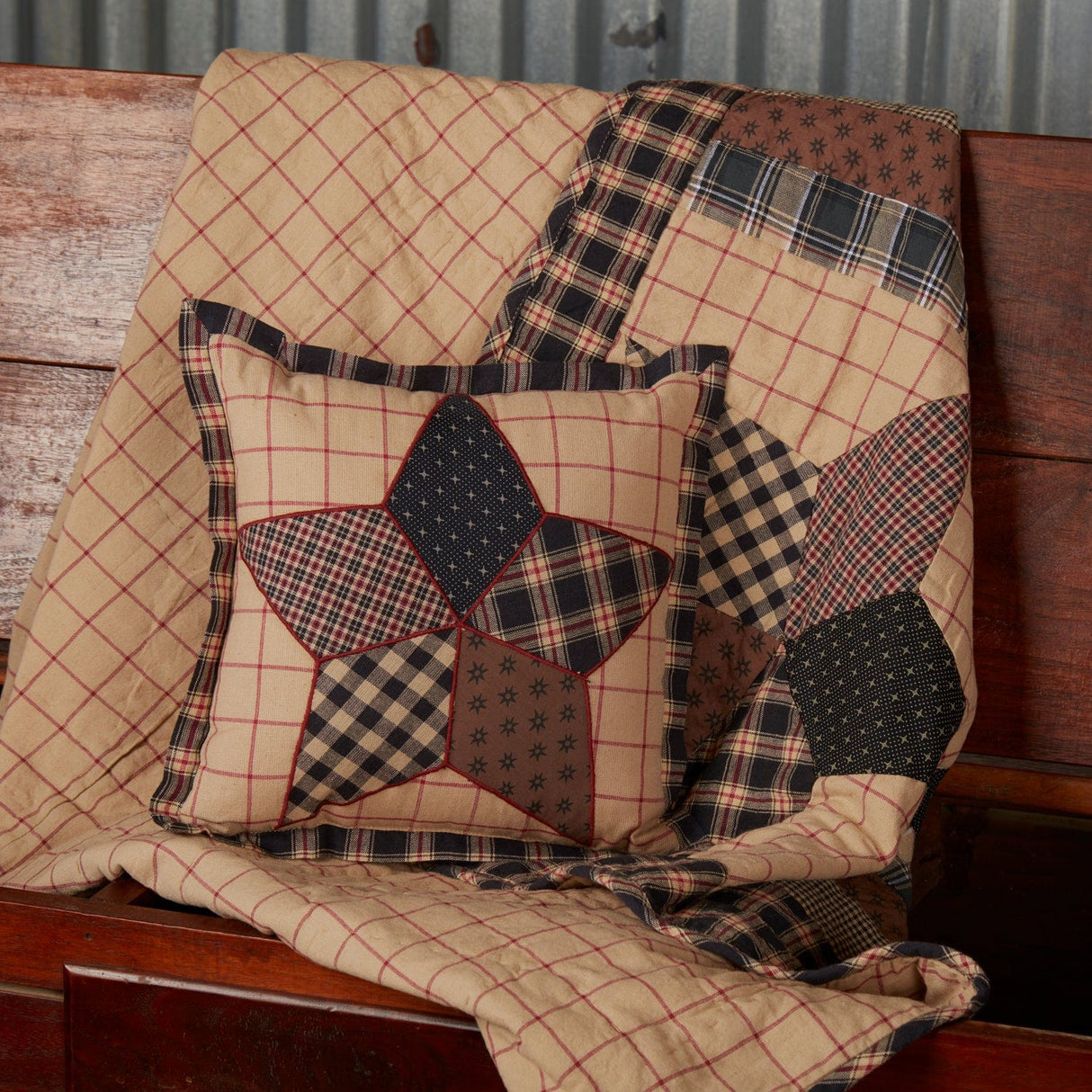 Southern Star Patch Pillow