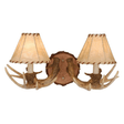 Tavern 2 Light Antler Wall Sconce