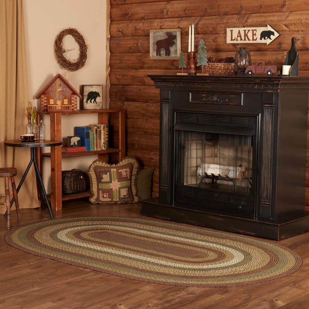 Tea Time Oval Rug