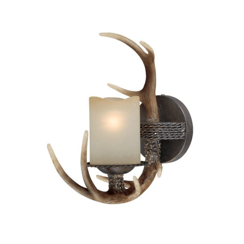 Teton 1 Light Antler Vanity Fixture