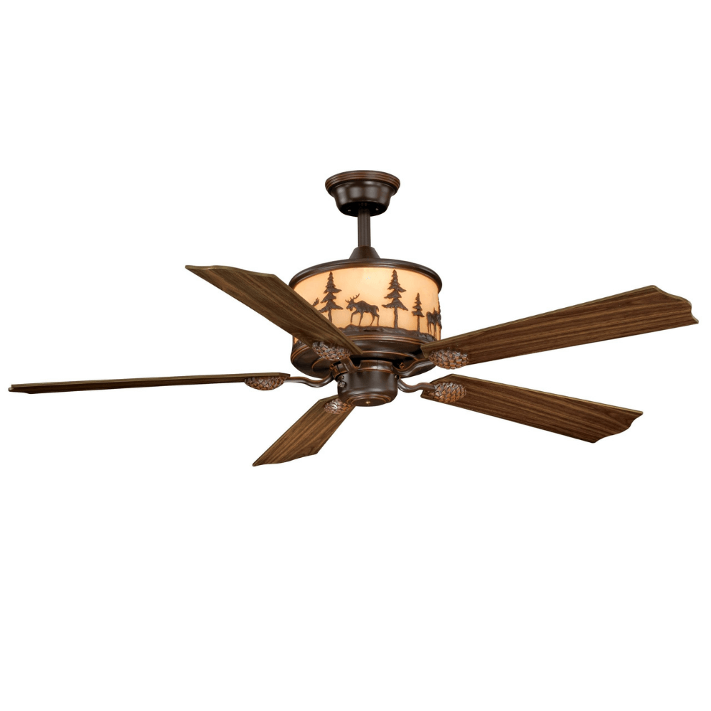 Towering Moose 56" Bronze Ceiling Fan