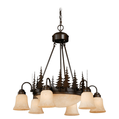Tree Lodge 9 Light Chandelier