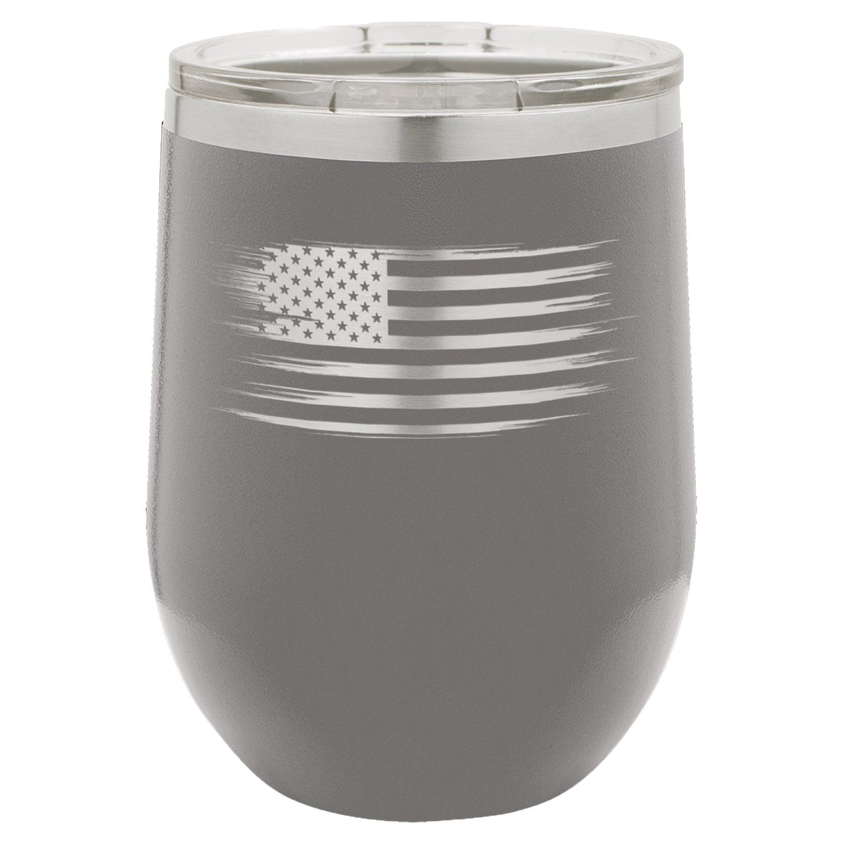 Old Glory 12 oz Wine Tumbler - Powder Coated