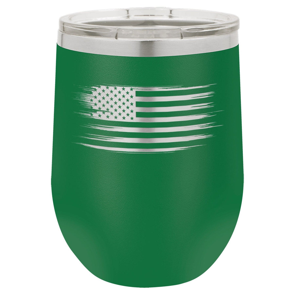 Old Glory 12 oz Wine Tumbler - Powder Coated
