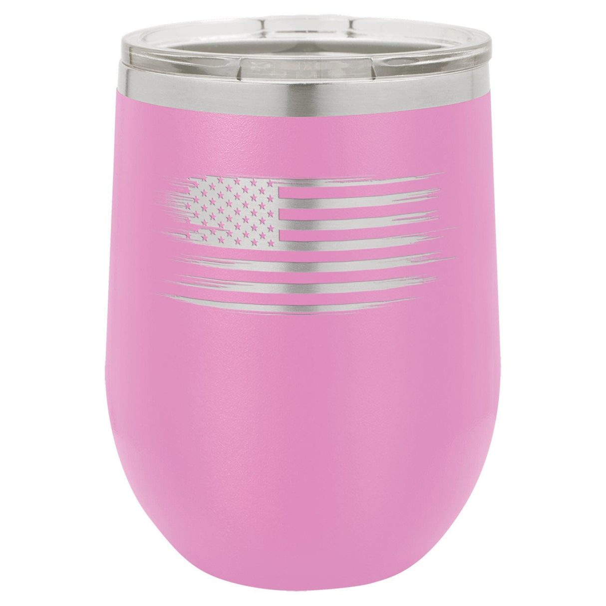Old Glory 12 oz Wine Tumbler - Powder Coated