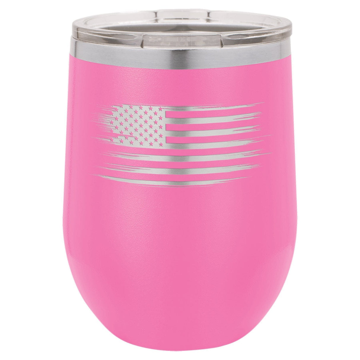 Old Glory 12 oz Wine Tumbler - Powder Coated