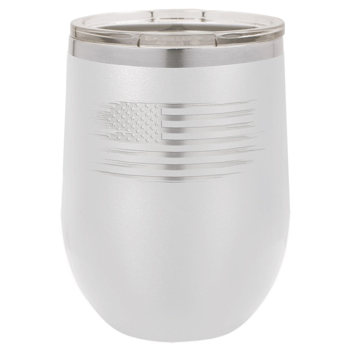 Old Glory 12 oz Wine Tumbler - Powder Coated