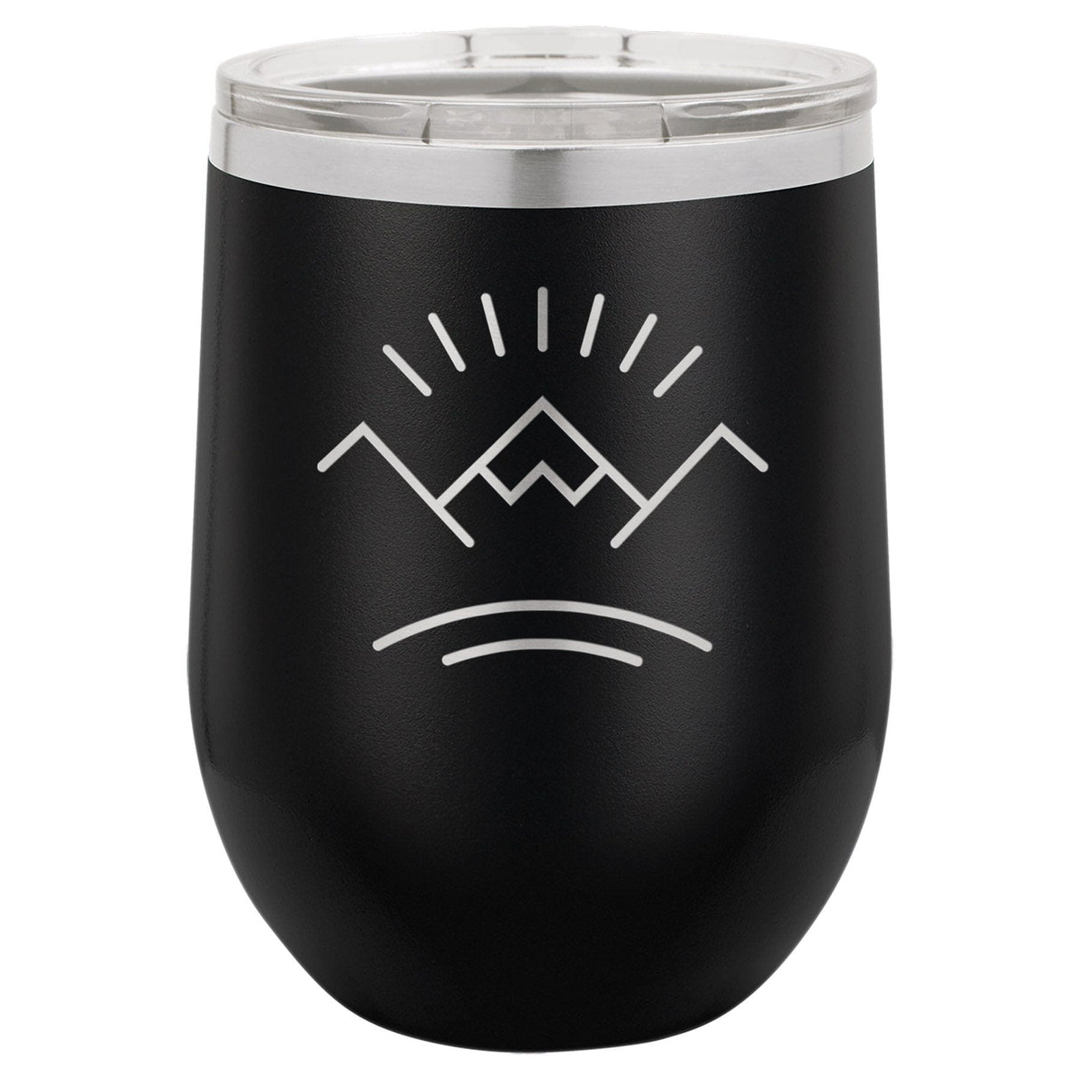 Mountain 12 oz Wine Tumbler - Powder Coated