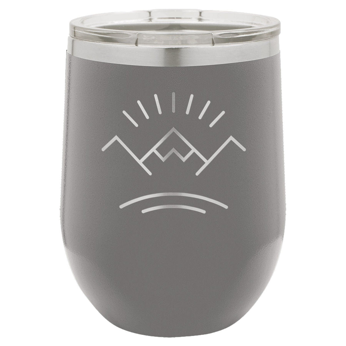 Mountain 12 oz Wine Tumbler - Powder Coated