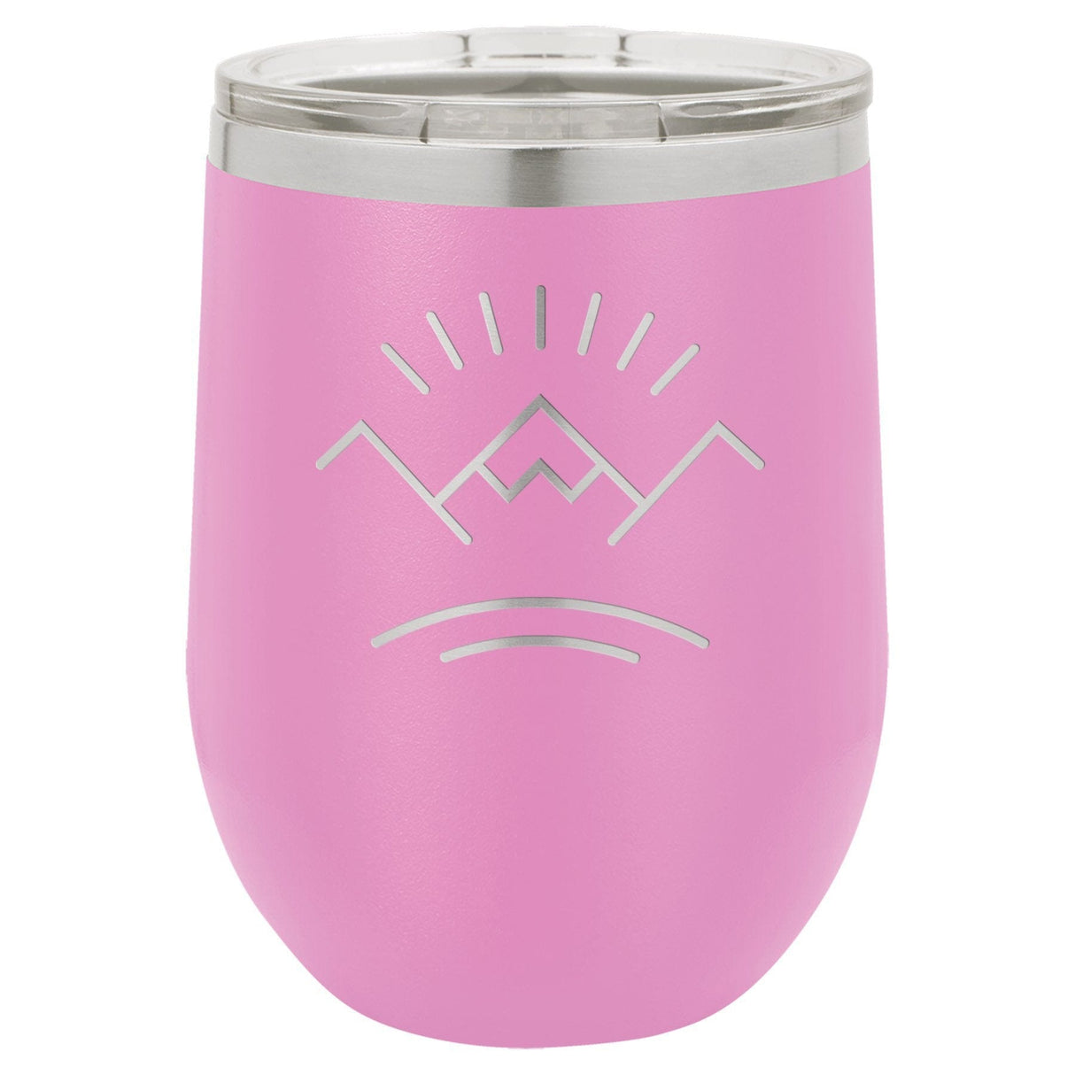 Mountain 12 oz Wine Tumbler - Powder Coated