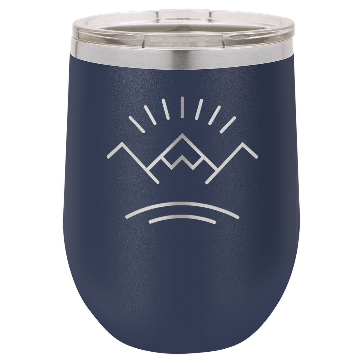 Mountain 12 oz Wine Tumbler - Powder Coated